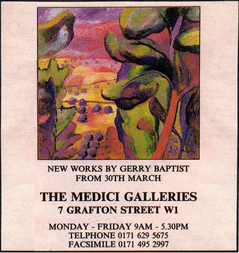 Medici Gallery Exhibition 1995 New